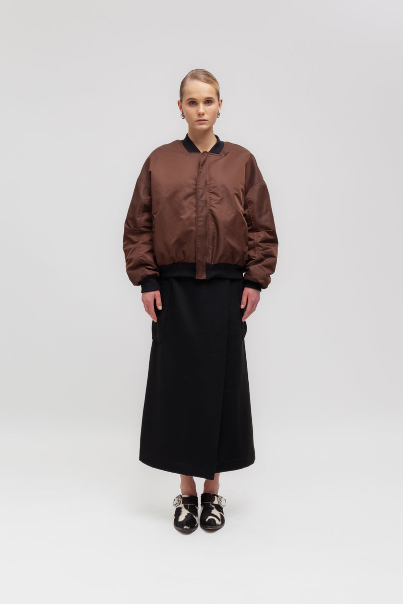 Weili Zheng Bomber Double-wear Con Ricamo Drago