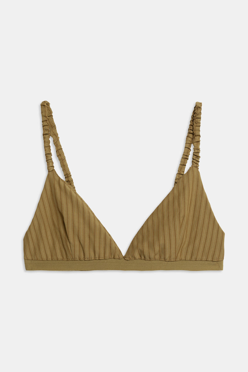 Weili Zheng Bralette In Popeline