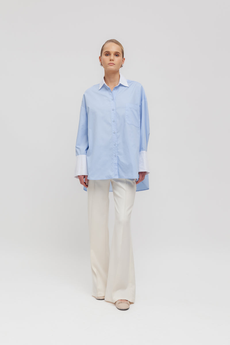 Weili Zheng Camicia Con Maxi Polsini