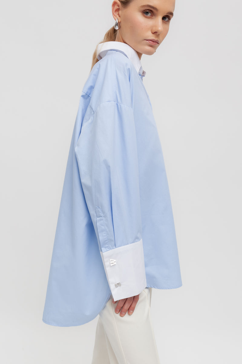 Weili Zheng Camicia Con Maxi Polsini