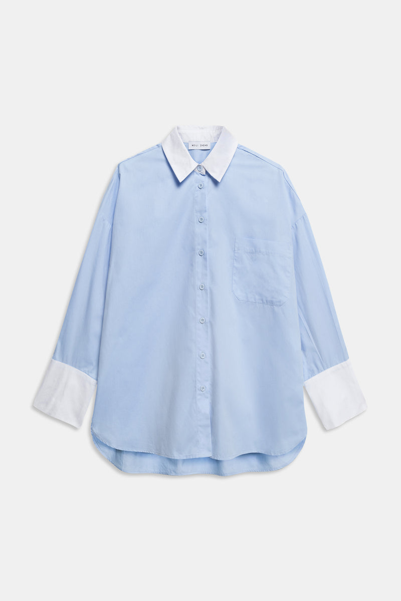 Weili zheng Camicia con maxi polsini