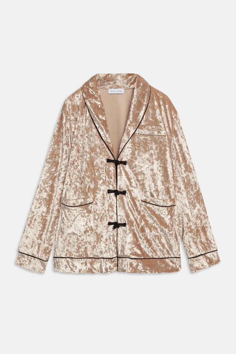 Weili Zheng Camicia In Velluto Martellato