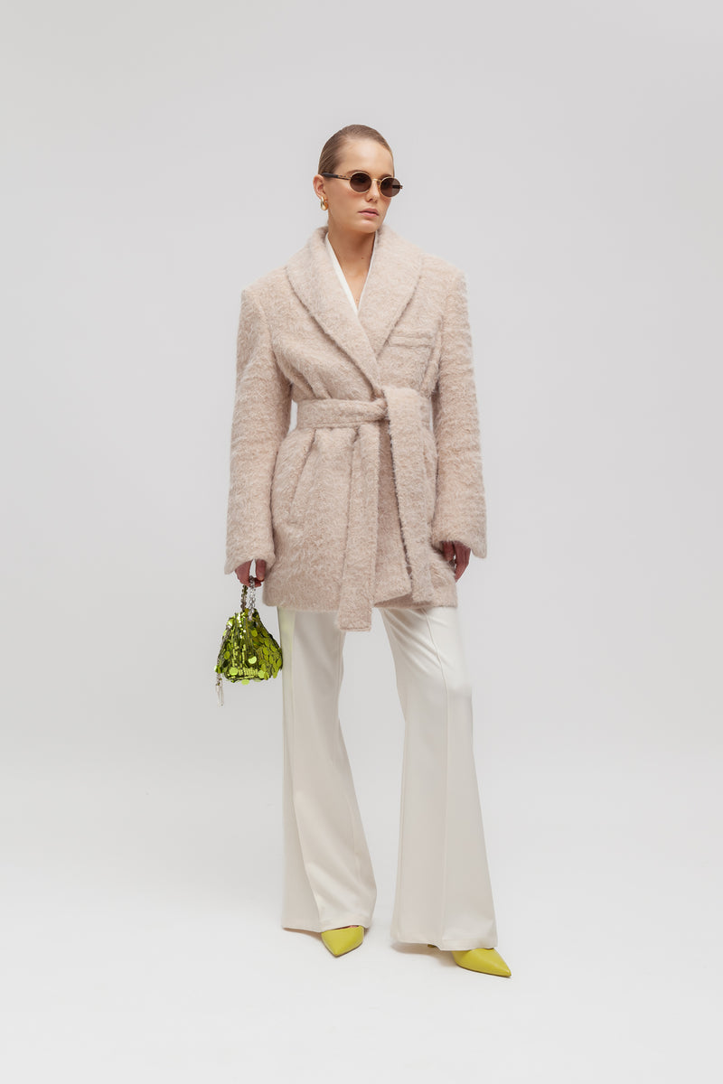 Weili Zheng Cappotto Corto In Feltro