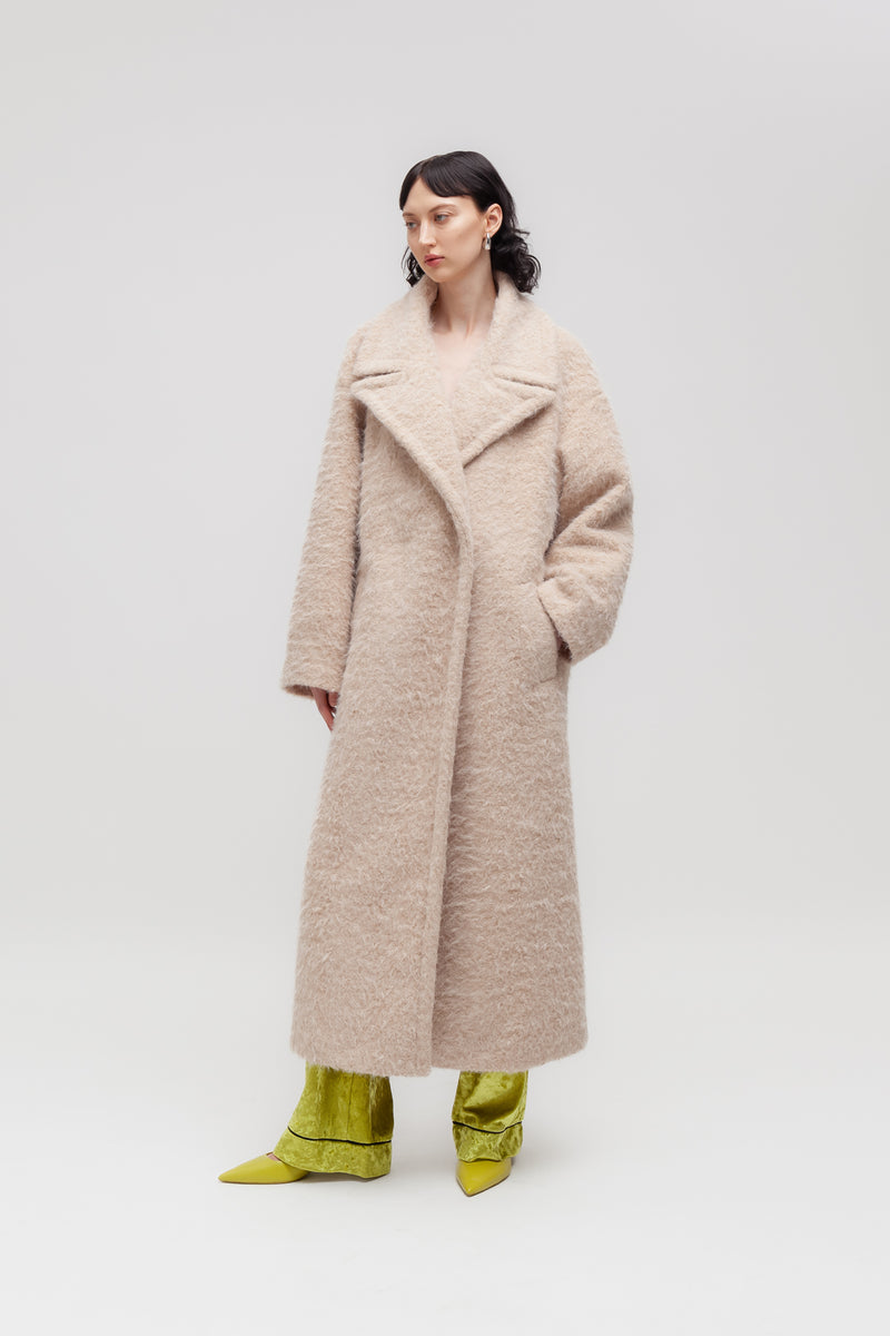 Weili Zheng Cappotto Lungo In Feltro