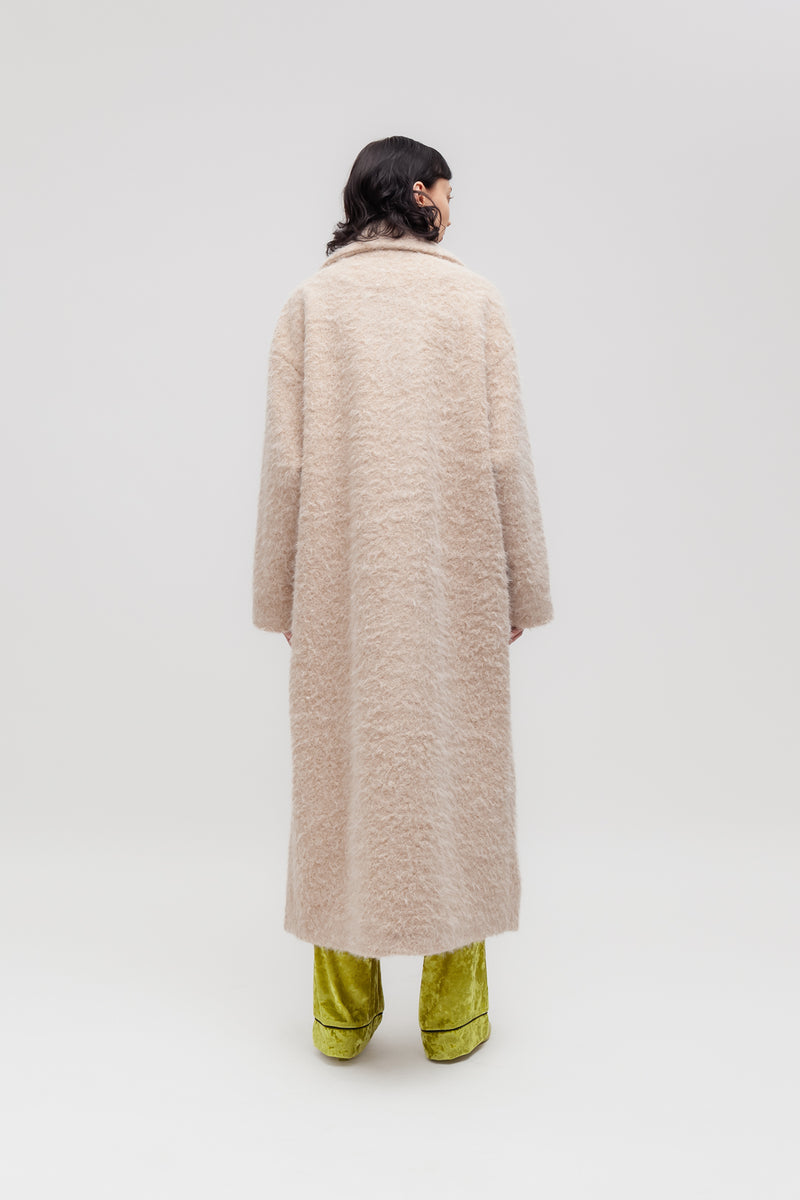 Weili Zheng Cappotto Lungo In Feltro