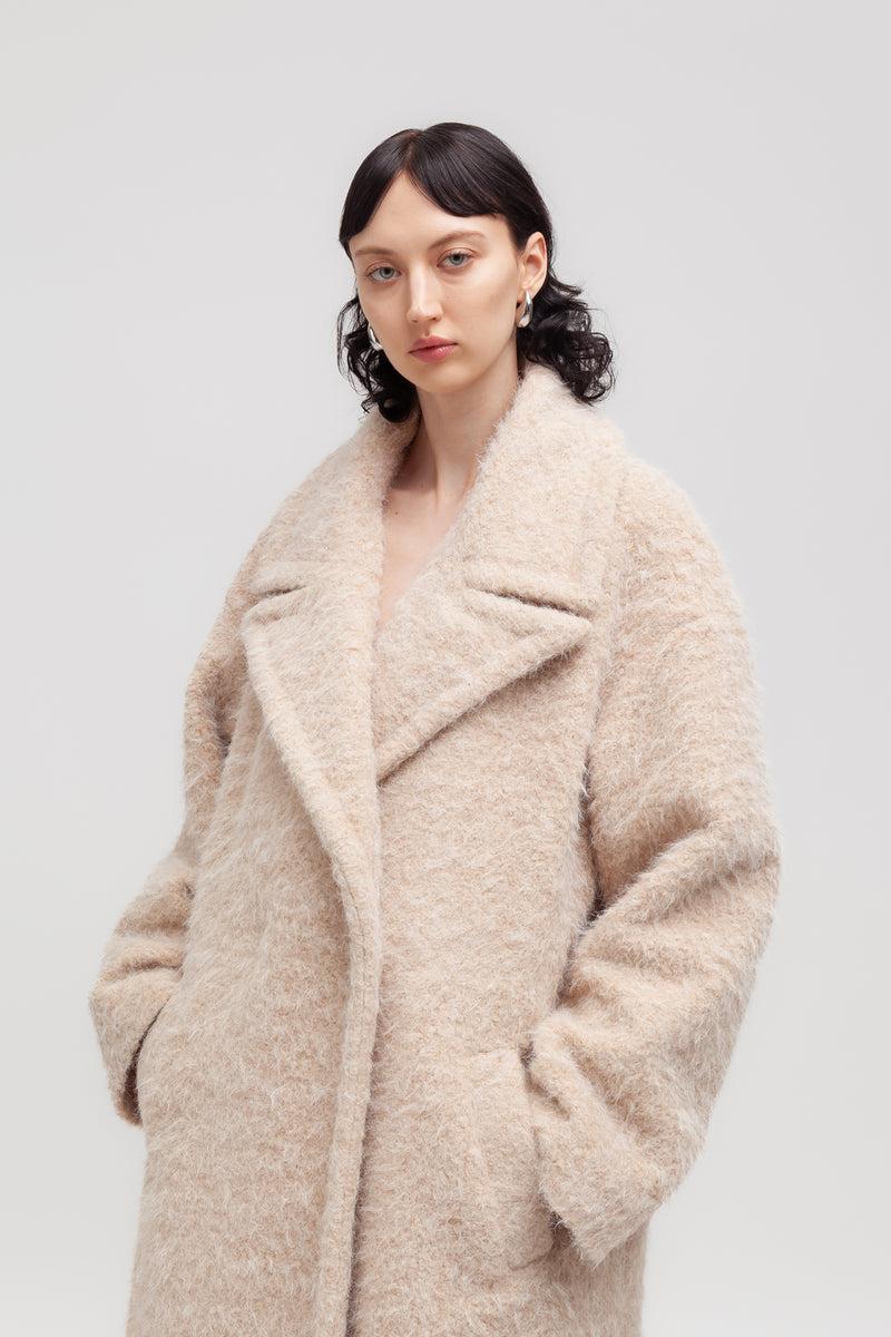 Weili Zheng Cappotto Lungo In Feltro