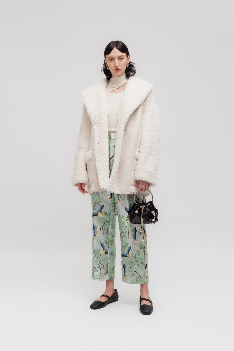 Weili Zheng Ecomontone Con Collo Sciallato