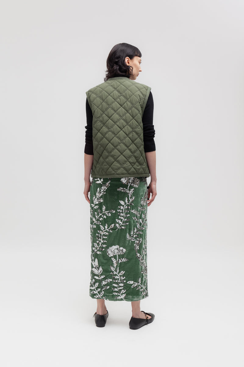 Weili Zheng Gilet Trapuntato In Nylon