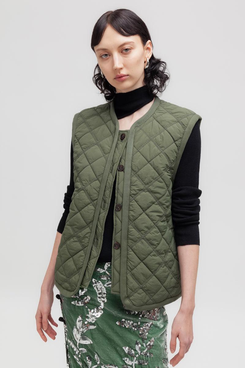 Weili Zheng Gilet Trapuntato In Nylon
