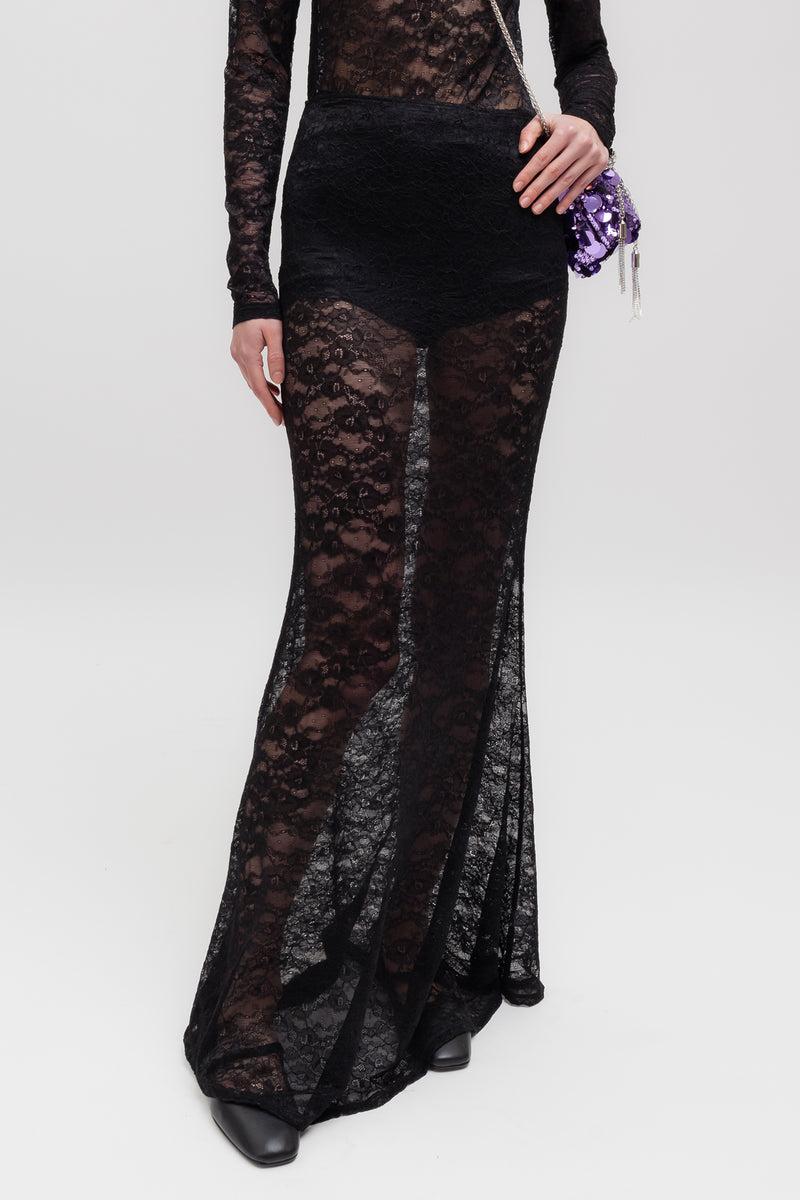 Weili Zheng Gonna Lunga In Pizzo