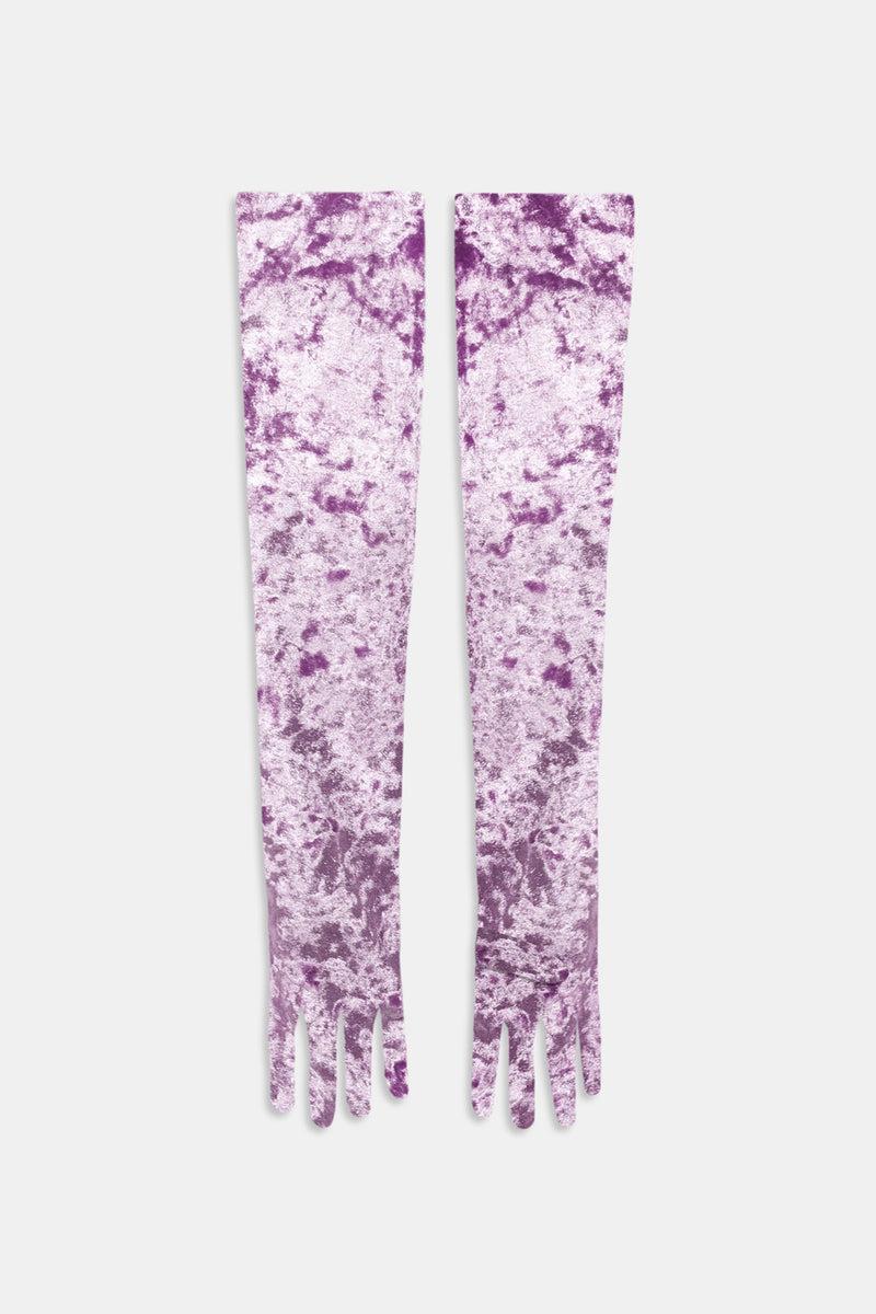 Weili Zheng Guanti In Velluto Martellato