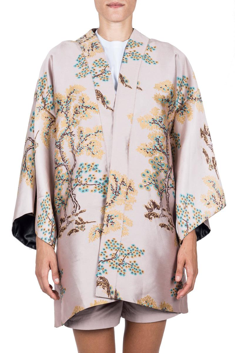 Weili Zheng Kimono Bomber Broccato