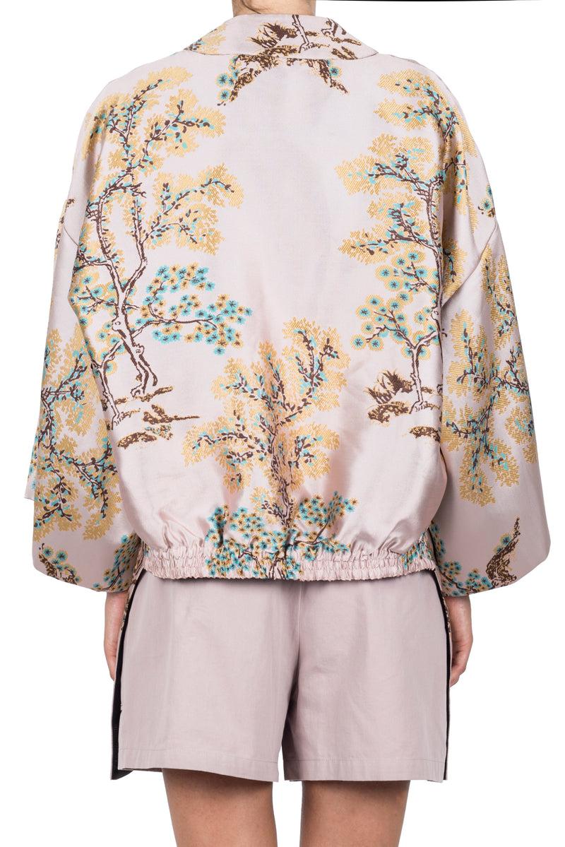 Weili Zheng Kimono Bomber Broccato