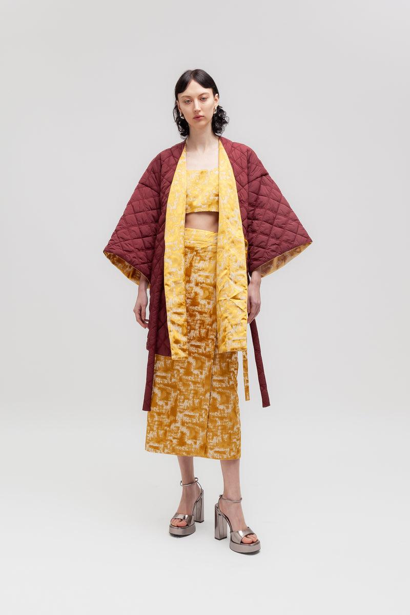 Weili Zheng Kimono Trapuntato Double Wear
