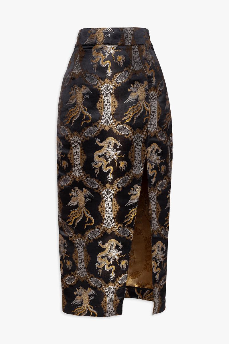 Weili Zheng Longuette In Tessuto Broccato