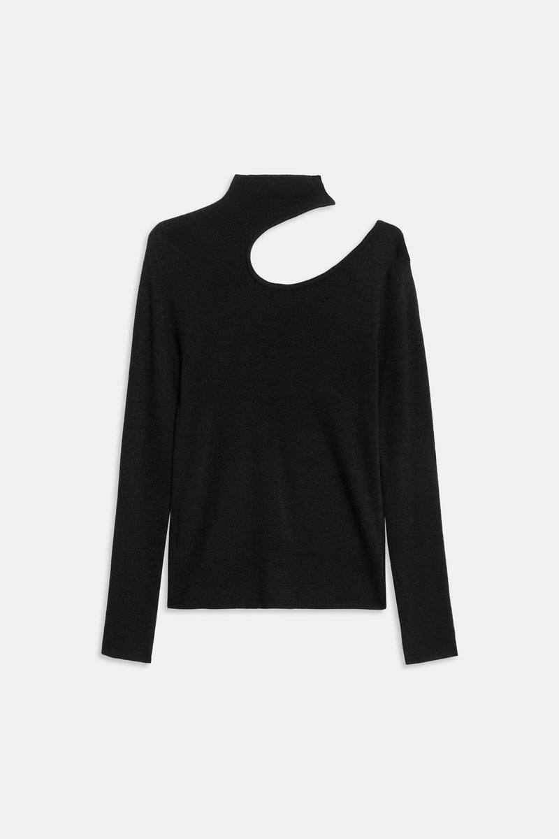 Weili zheng Lupetto in maglina con cut