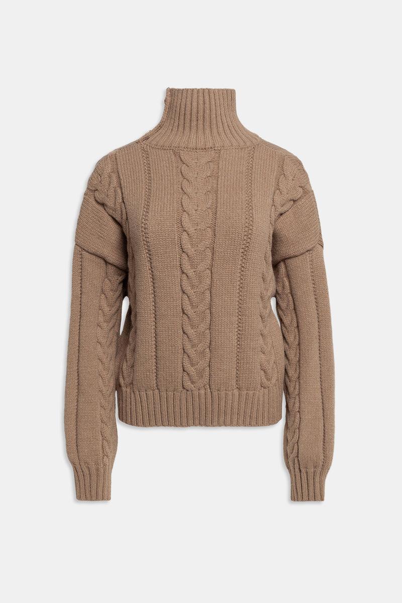 Weili zheng Maglione con collo a maglia