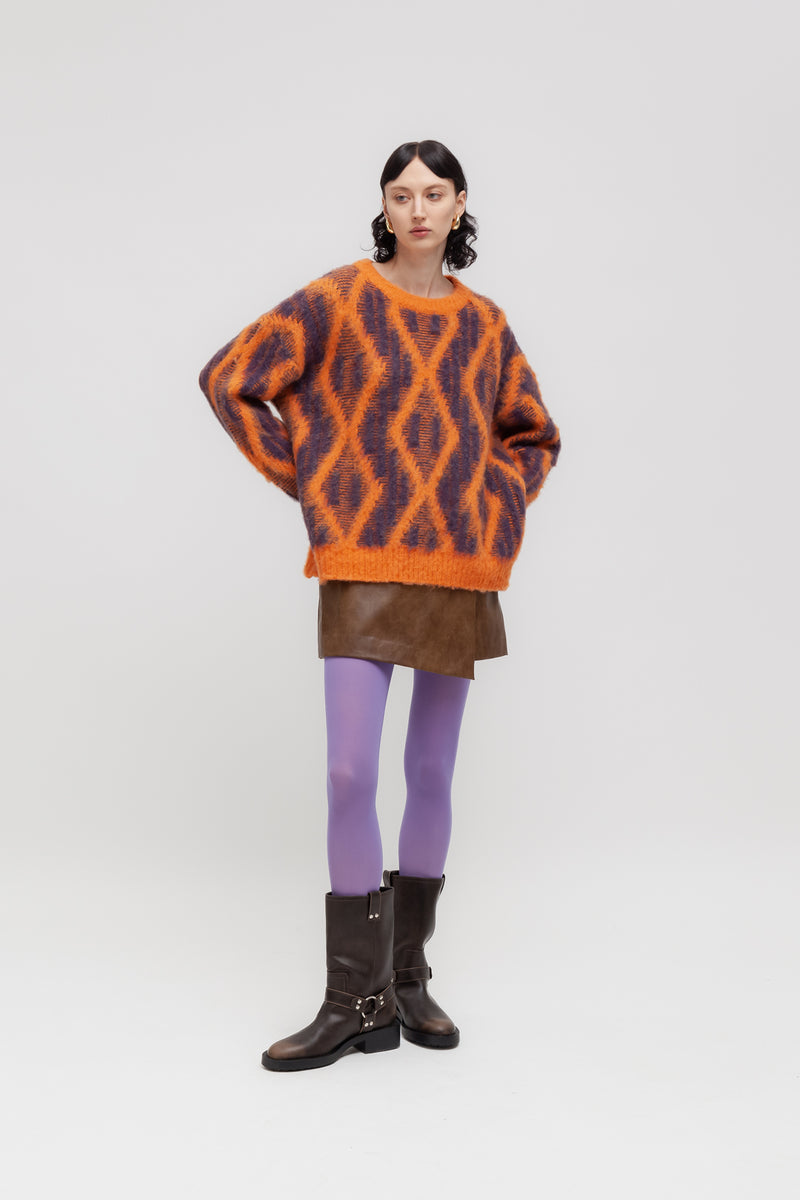 Weili Zheng Maglione Optical Girocollo