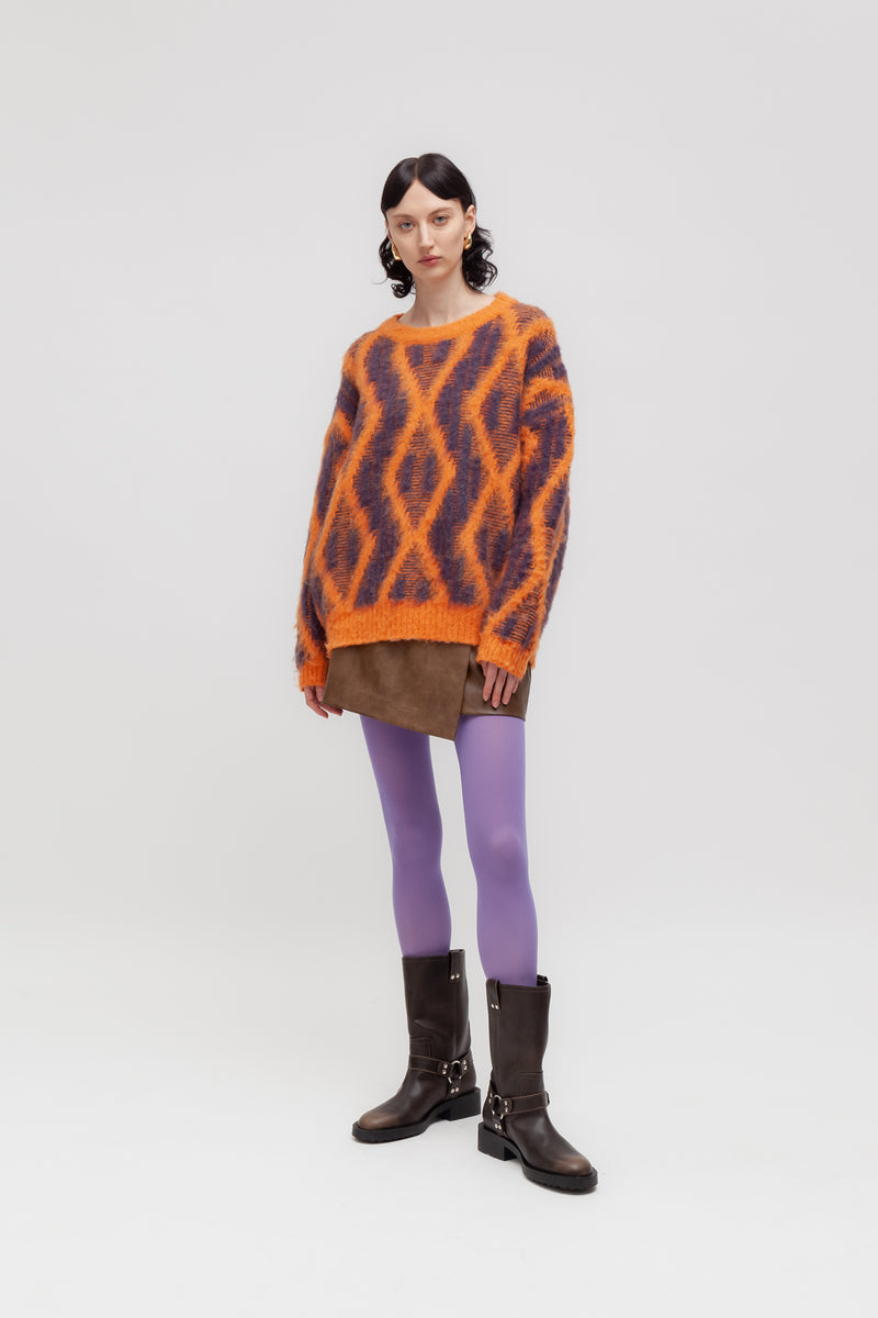 Weili Zheng Maglione Optical Girocollo