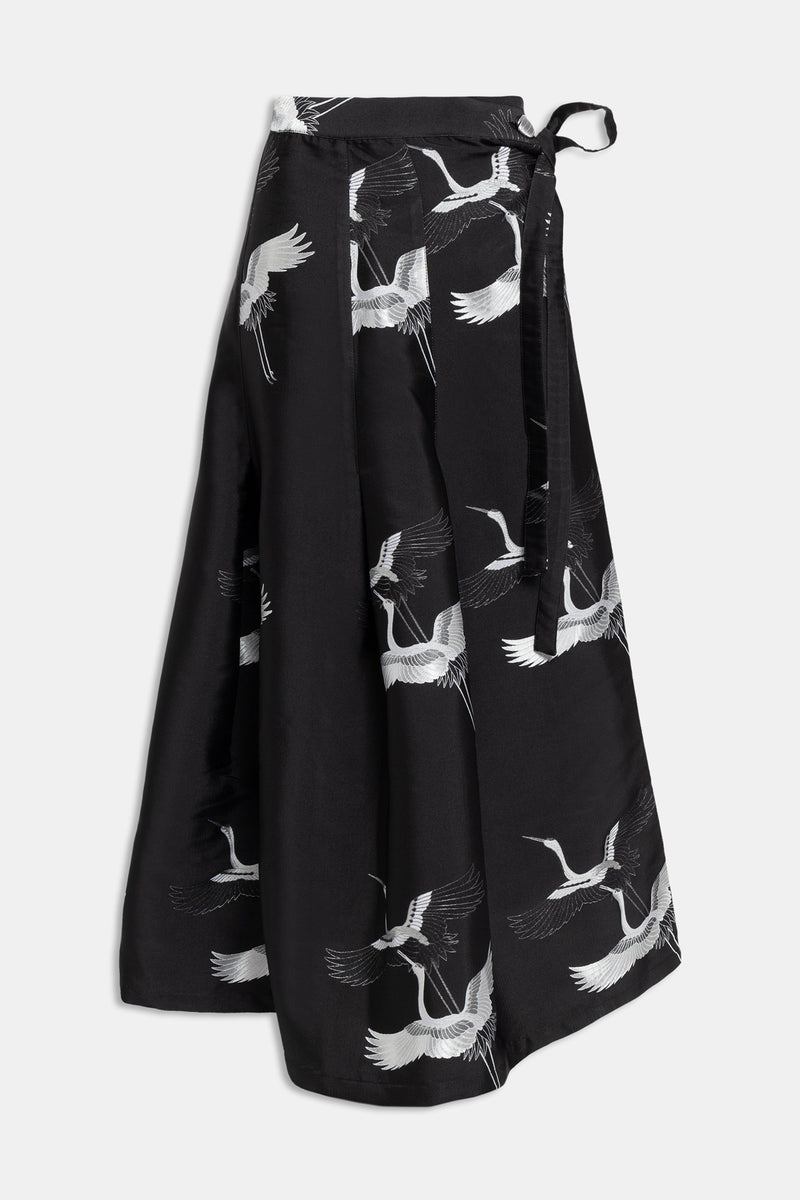 Weili zheng Maxi gonna in jaquard