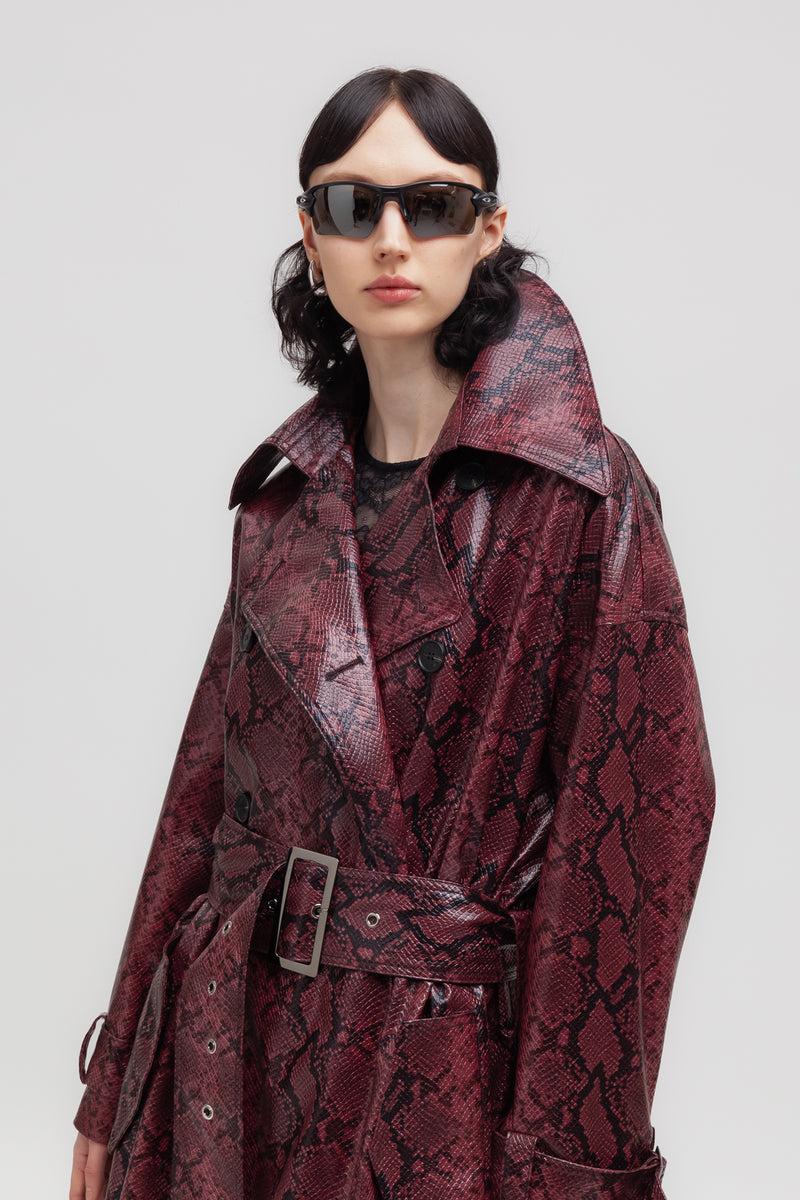 Weili Zheng Maxi Trench Pitonato