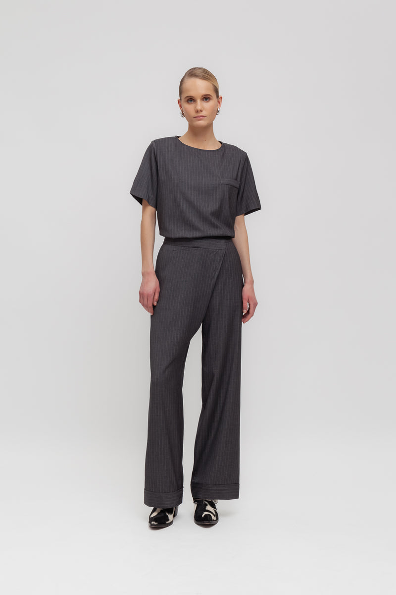 Weili Zheng Pantalone Con Dettaglio Portafoglio