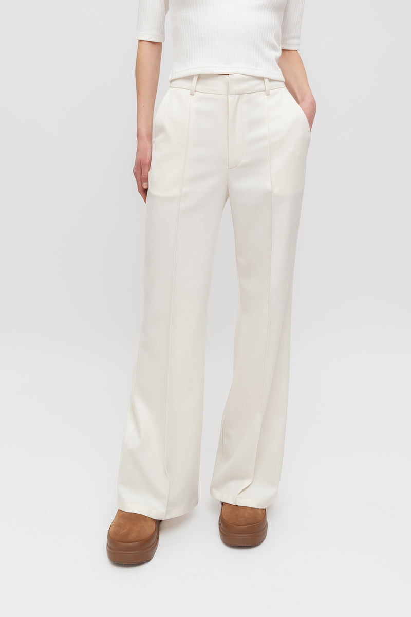 Weili Zheng Pantalone Flare In Gabardina