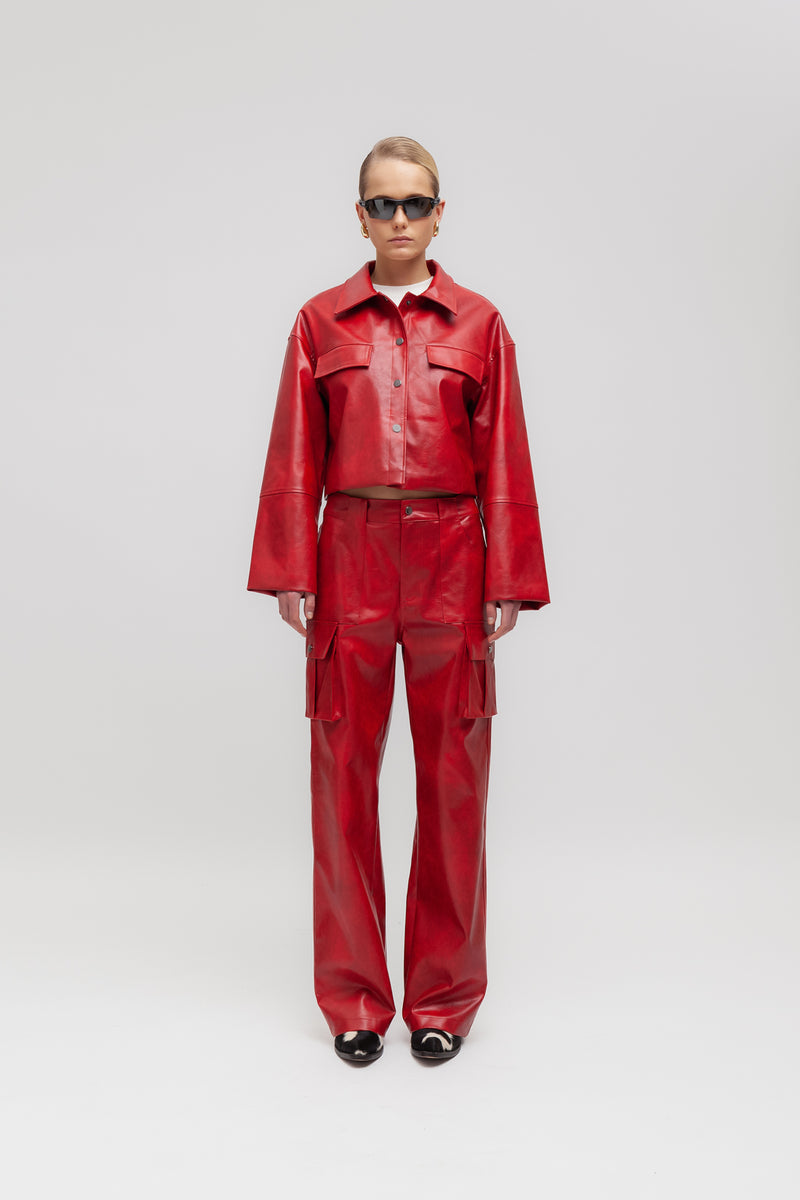 Weili Zheng Pantalone Tasconato In Ecopelle