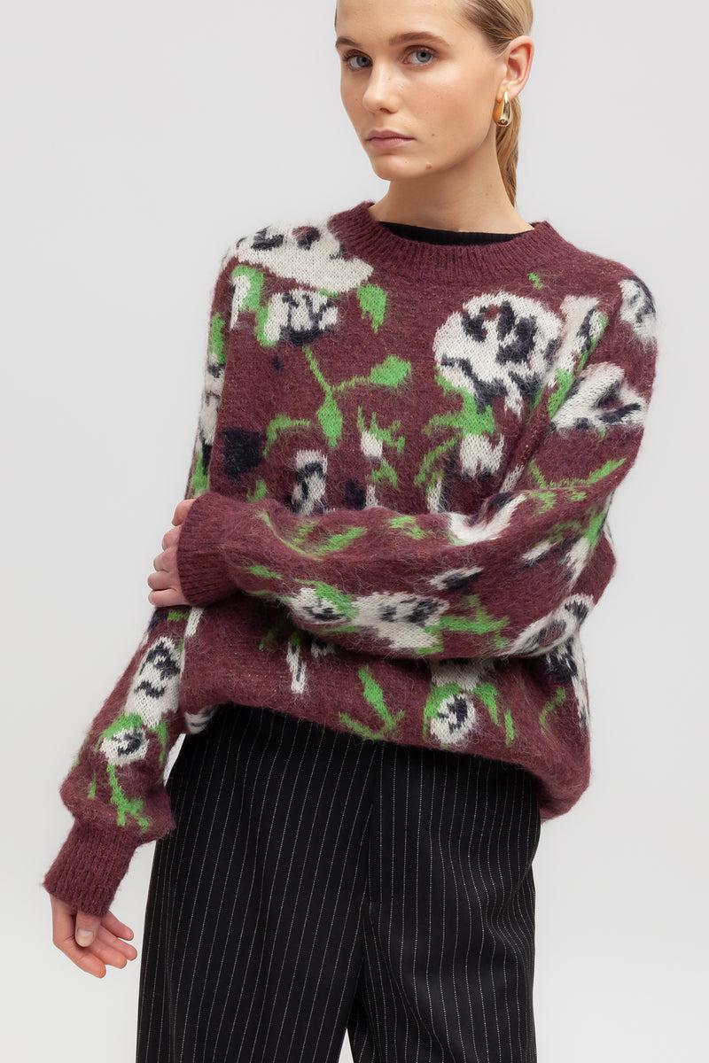 Weili Zheng Pullover In Maglia Jaquard