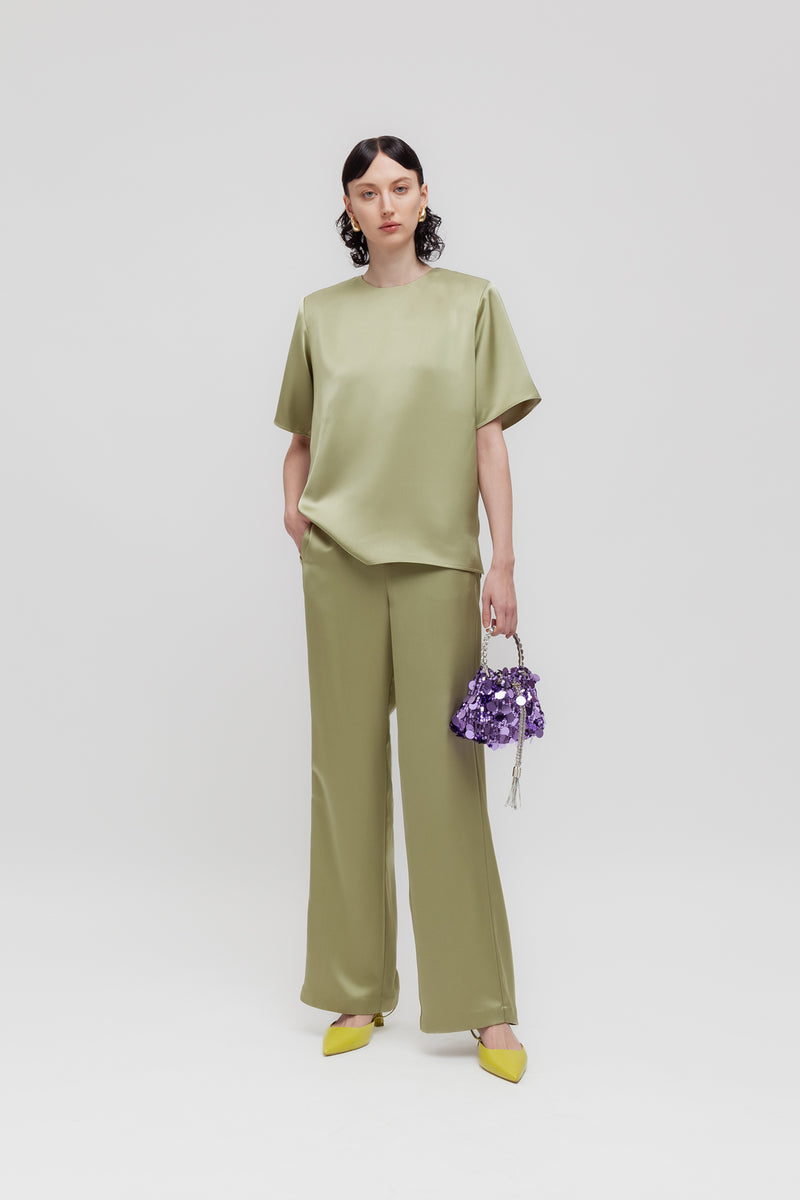 Weili Zheng T-shirt In Satin