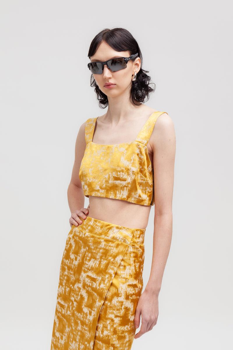 Weili Zheng Top Con Spalline