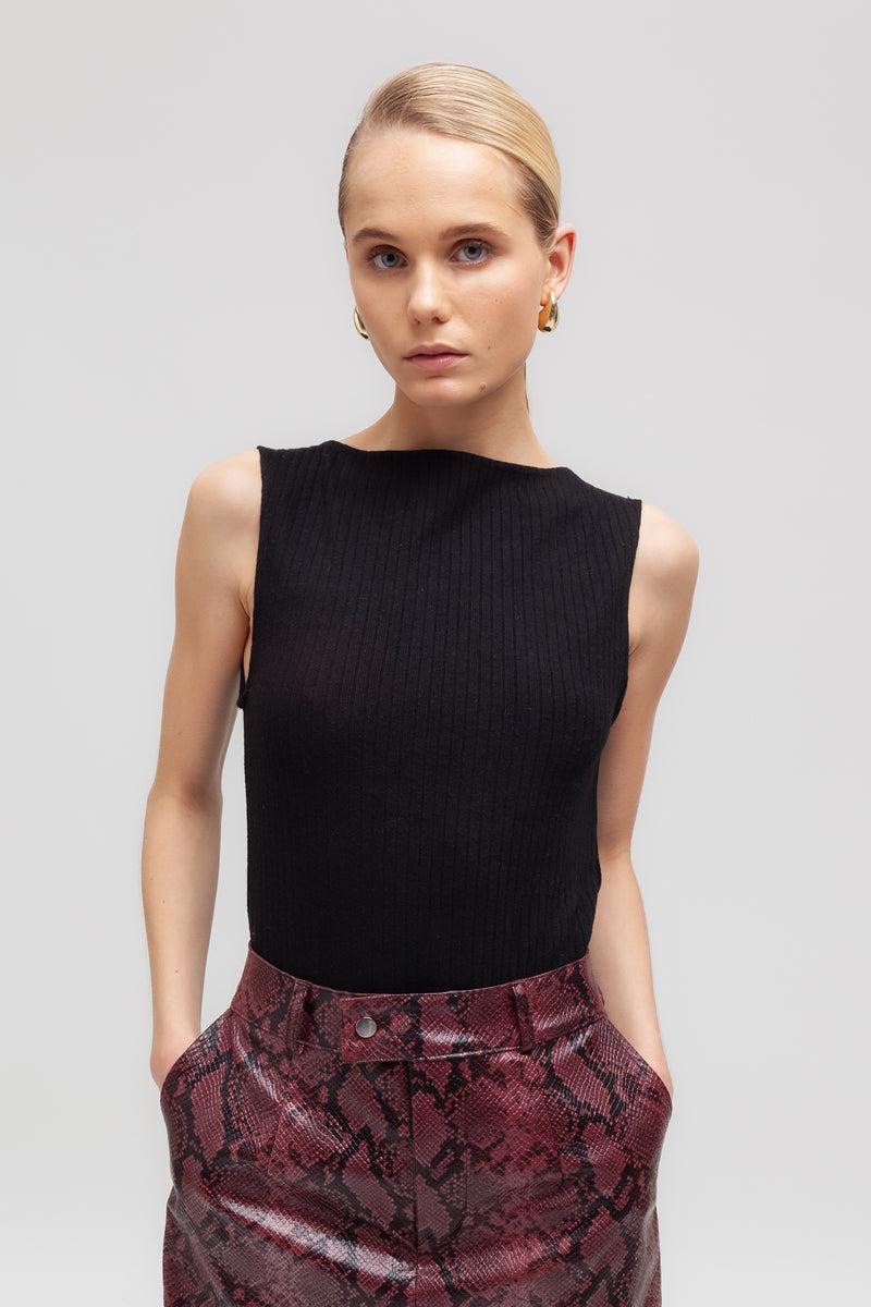 Weili Zheng Top Geometrico In Costina