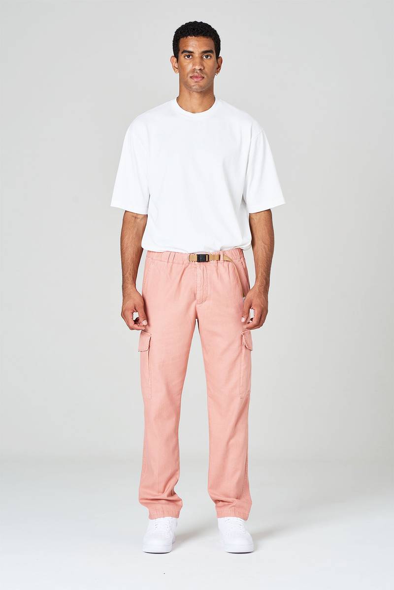 White Sand Cargo Con Cintura Regolabile E Fibbia Ad Anello