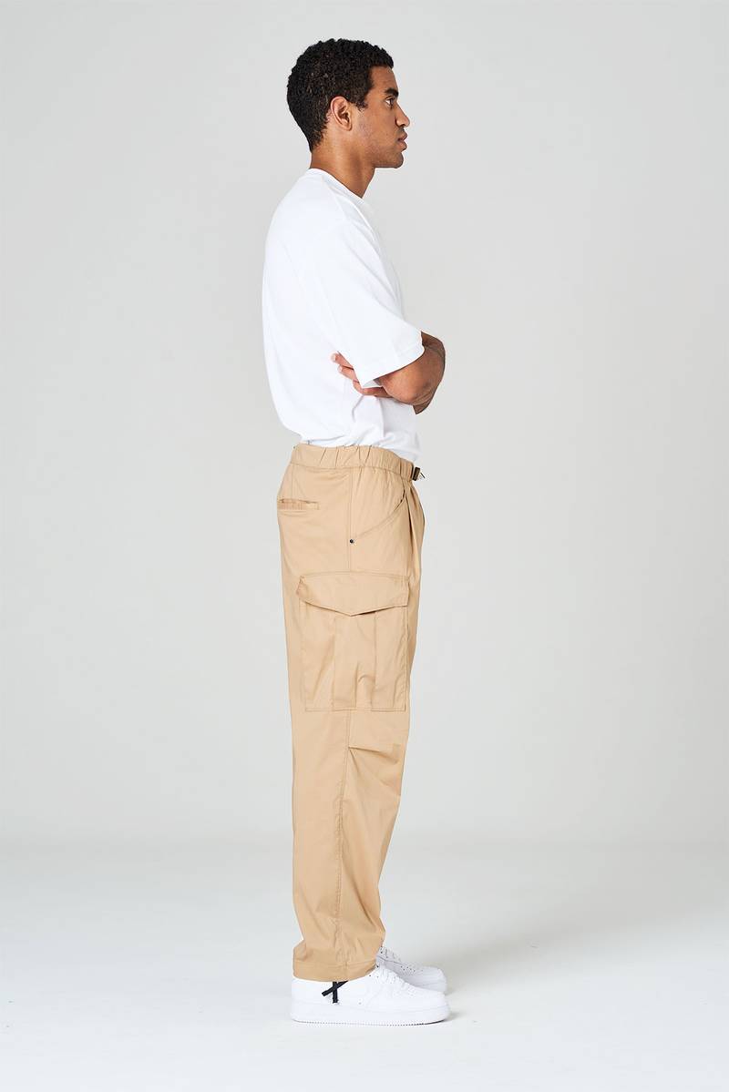 White Sand Cargo Gamba Dritta Con Elastico In Vita E Fettuccia Regolabile