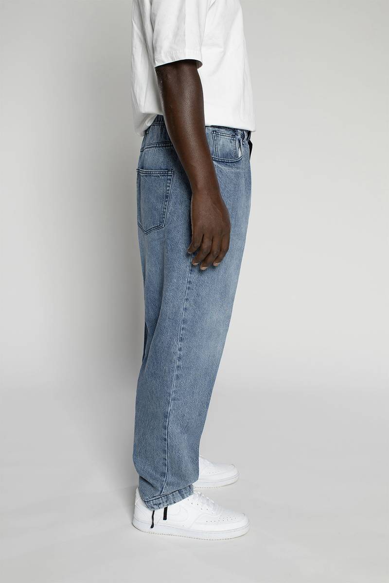 White Sand Pantalone Cinque Tasche In Denim Trattato