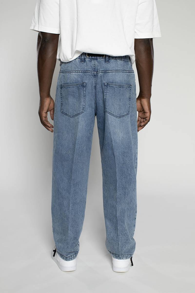 White Sand Pantalone Cinque Tasche In Denim Trattato