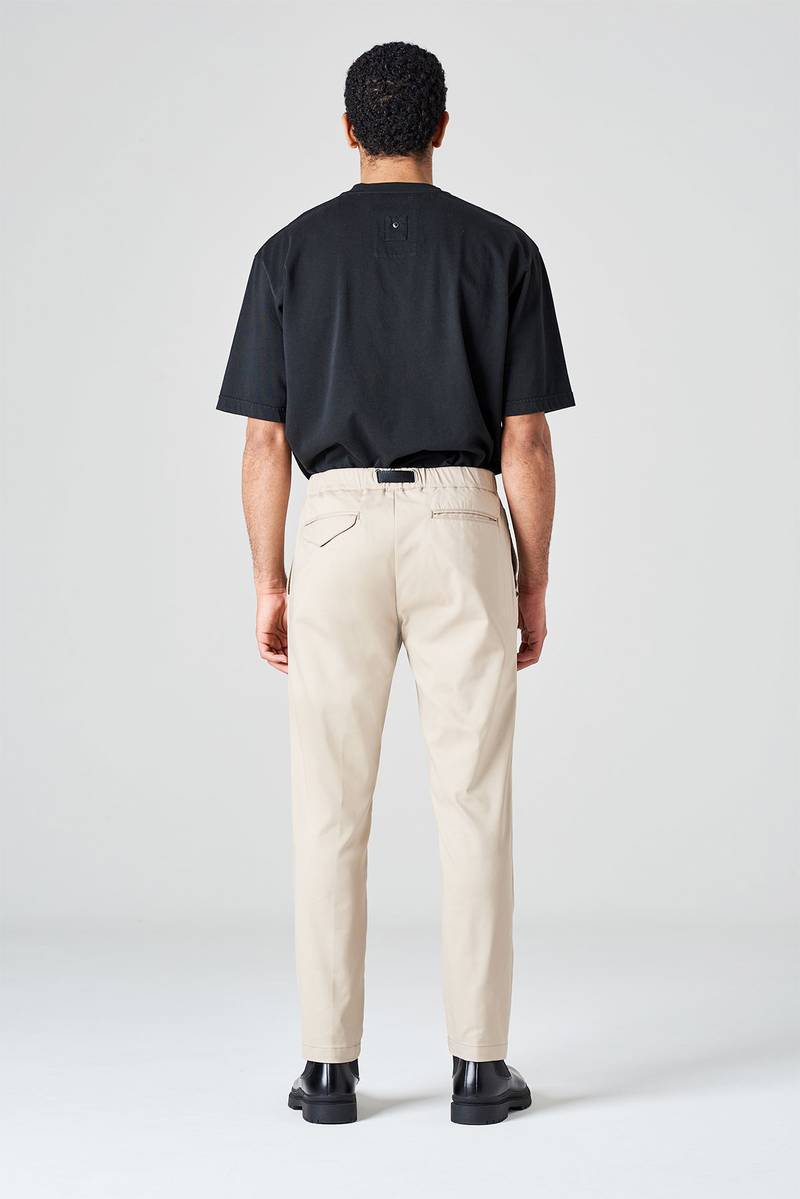 White Sand Pantalone In Tessuto Active Stretch Di Cotone