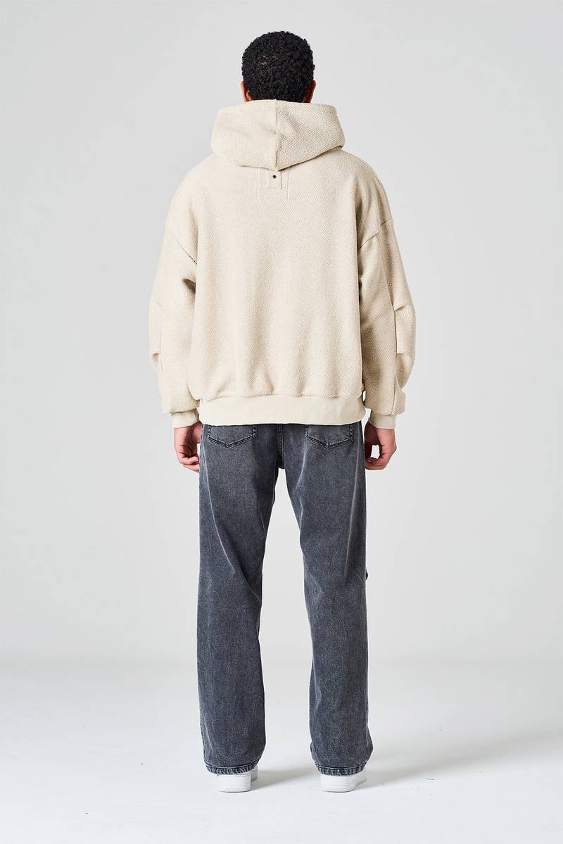 White Sand Felpa Con Capuccio In Jersey Di Cotone