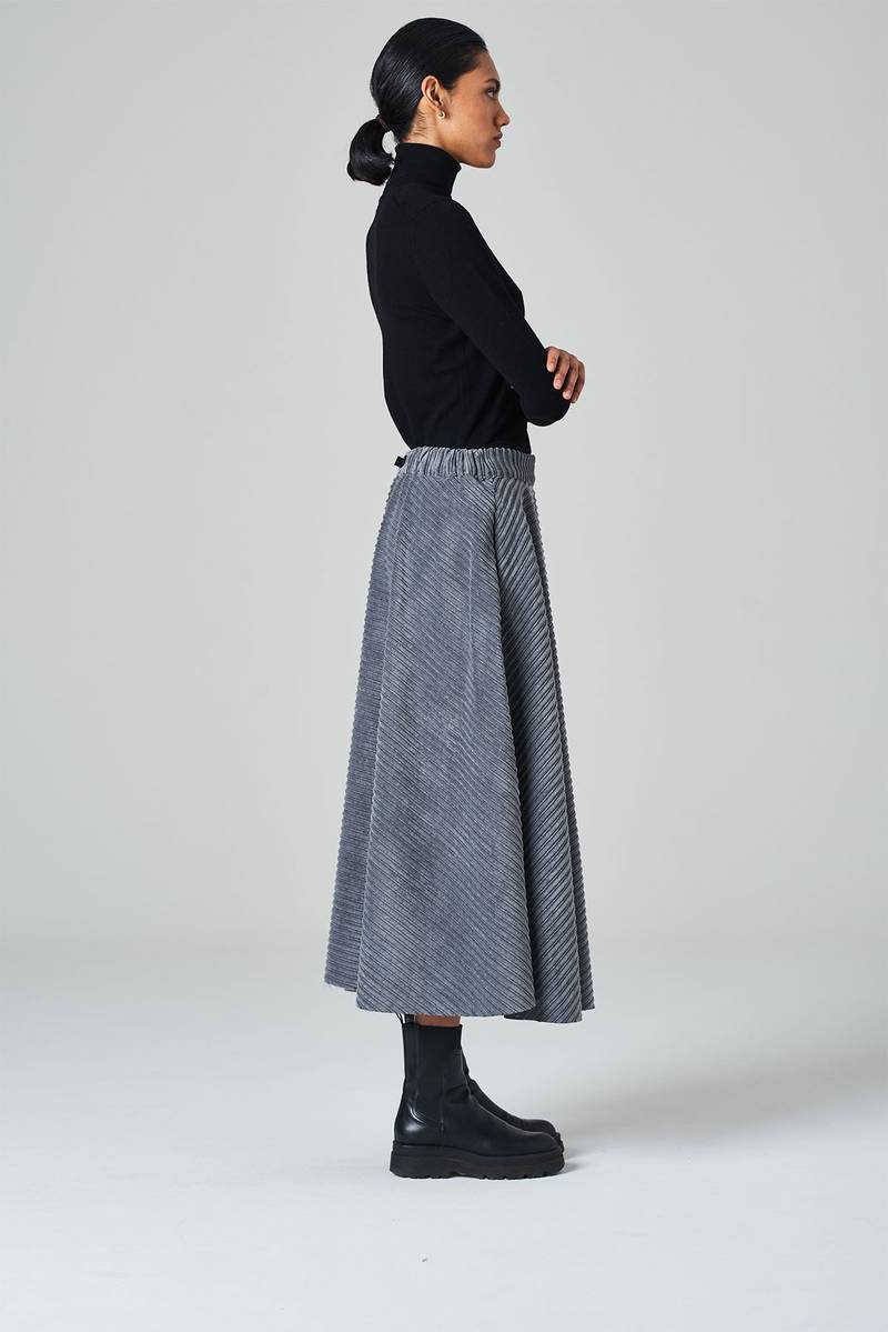 White Sand Gonna In Velluto A Coste