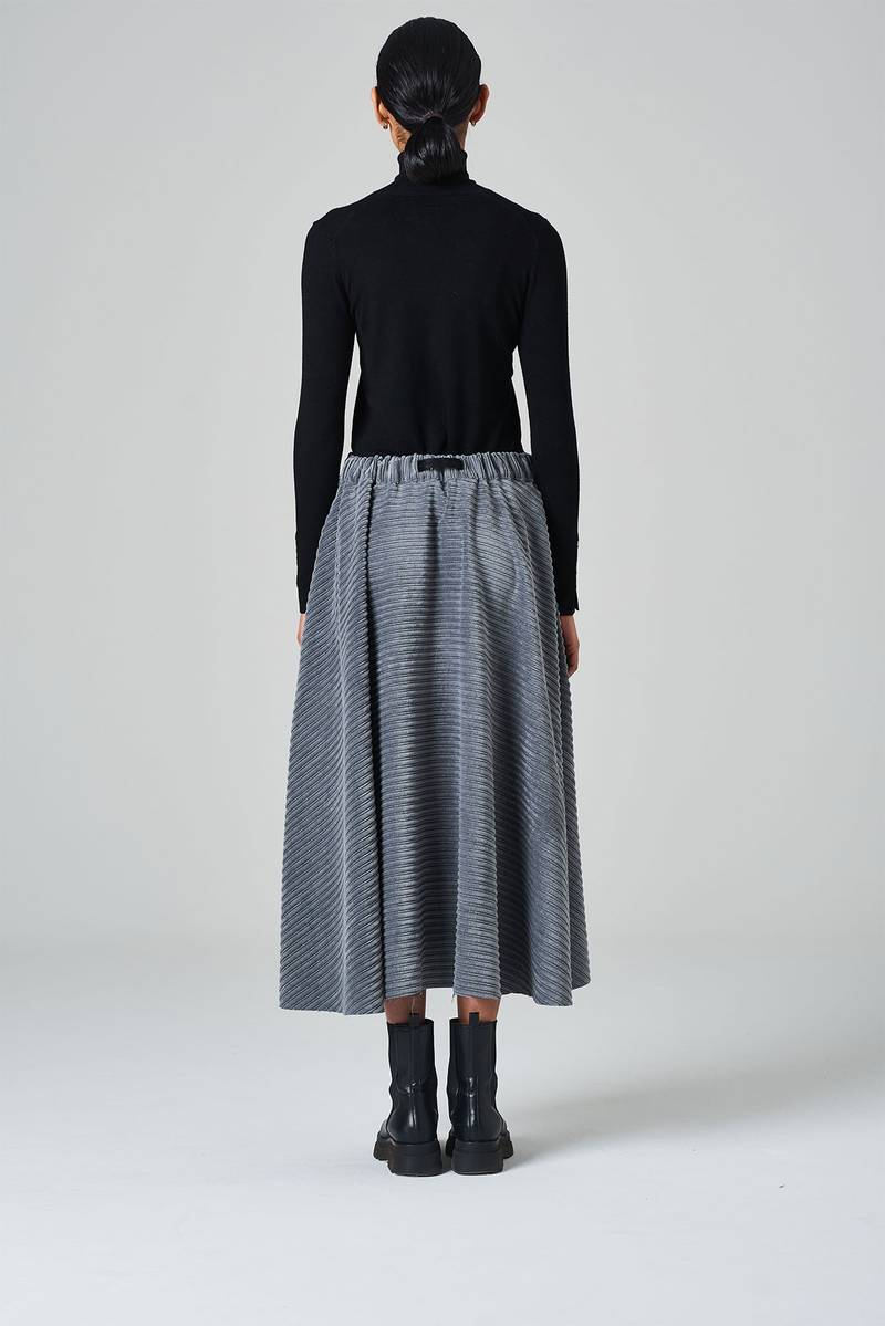 White Sand Gonna In Velluto A Coste