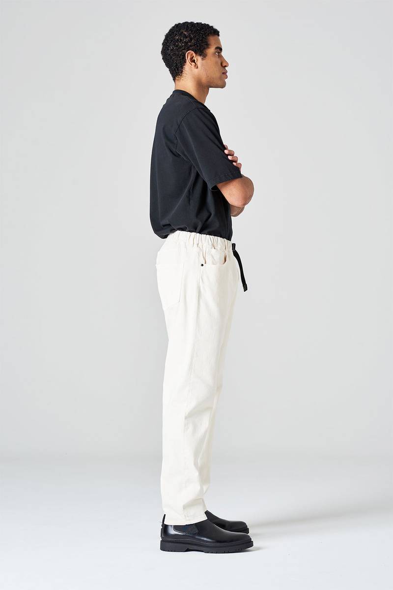 White Sand Pantalone Cinque Tasche In Bull Denim