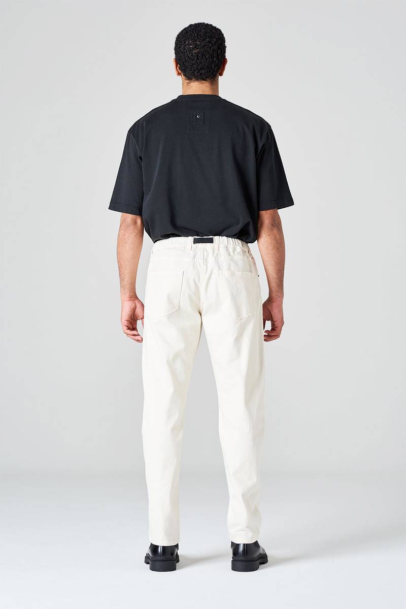 White Sand Pantalone Cinque Tasche In Bull Denim