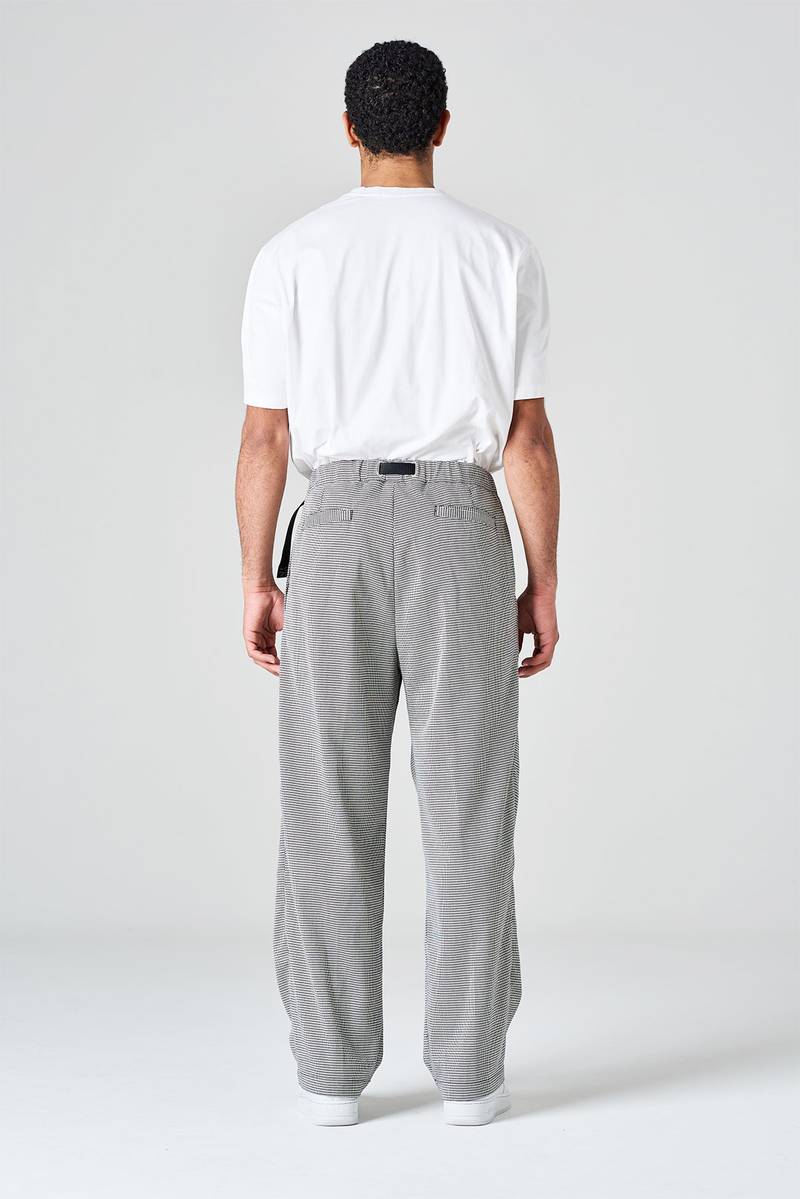 White Sand Pantalone Gamba Larga In Flanella