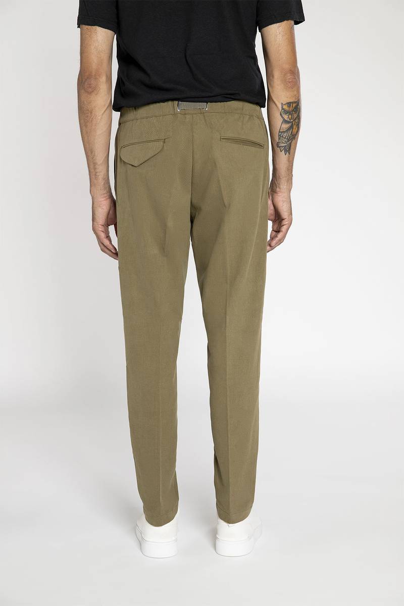 White Sand Pantalone In Cotone