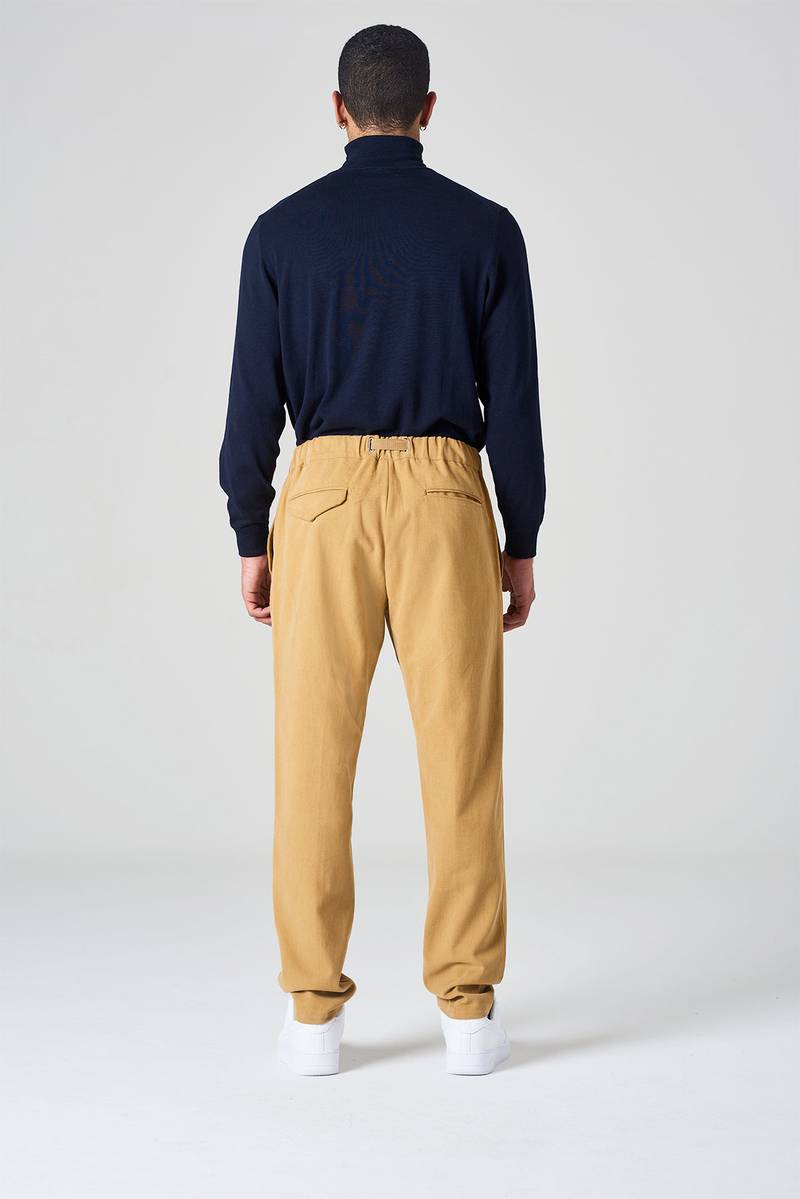 White Sand Pantalone In Cotone