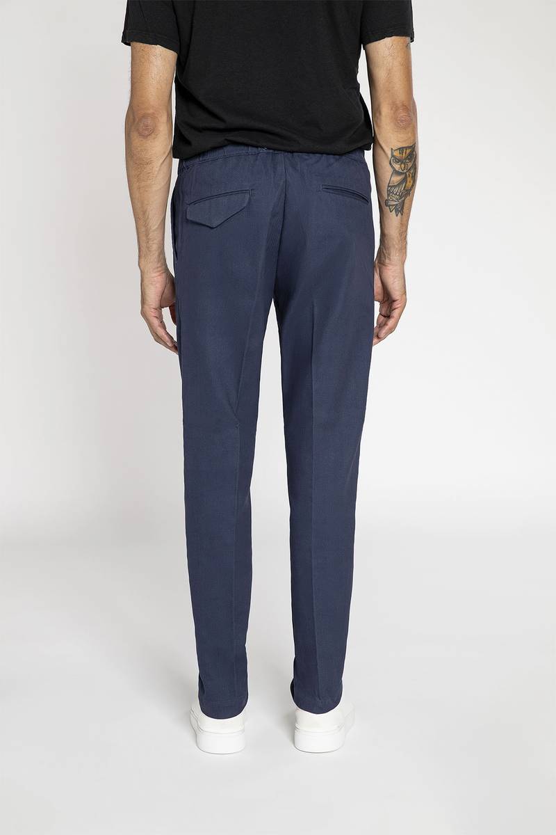 White Sand Pantalone In Cotone