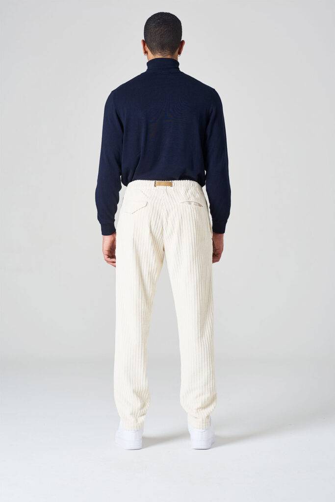White Sand Pantalone In Denim Cimosato