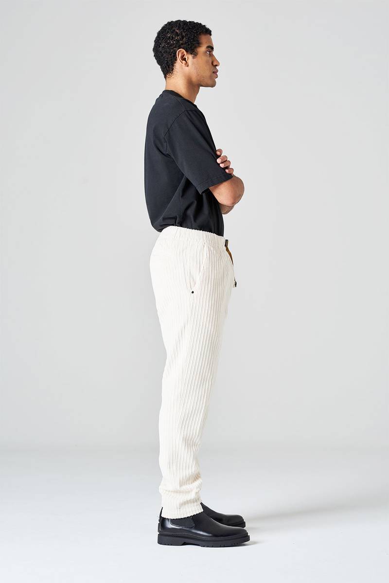 White Sand Pantalone In Velluto A Costa Larga