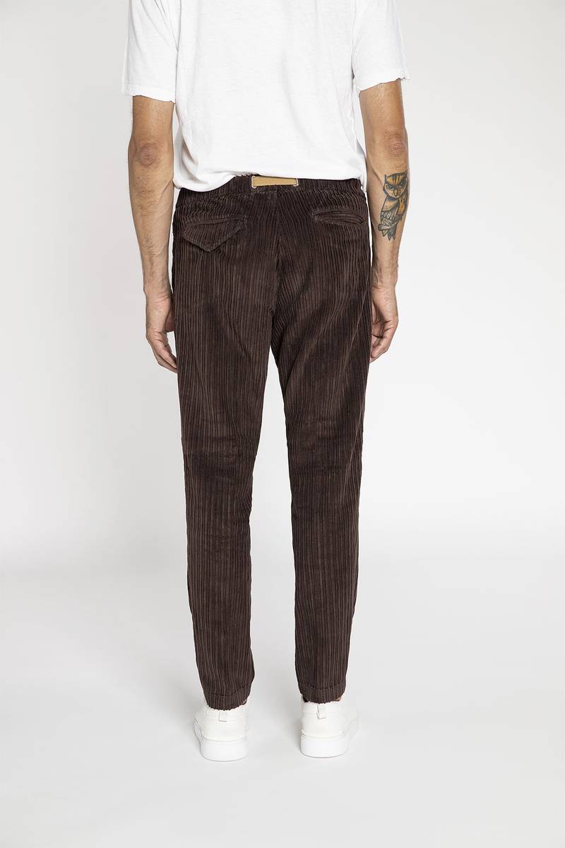 White Sand Pantalone In Velluto Rocciatore