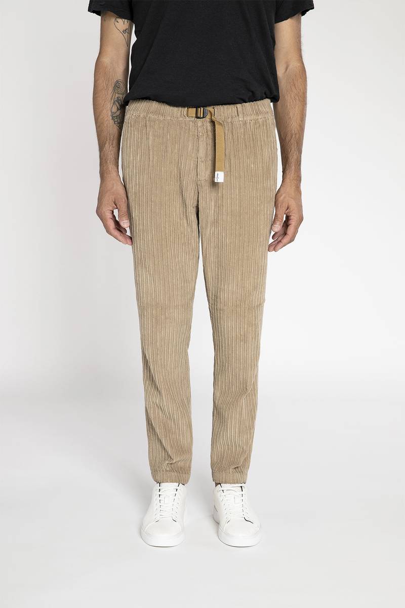 White Sand Pantalone In Velluto Rocciatore